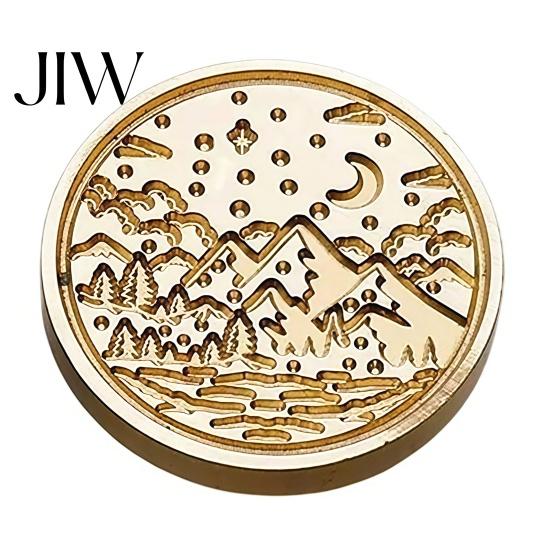 Letter Sealing Tool Brass Wax Seal Stamp Heads, Alphabet Christmas Embossed Scrapbooking Head for Envelope Gift Wrapping Journal Scrapbook Decor