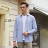 Свободная мужская рубашка из чистого хлопка POLOMEISDO