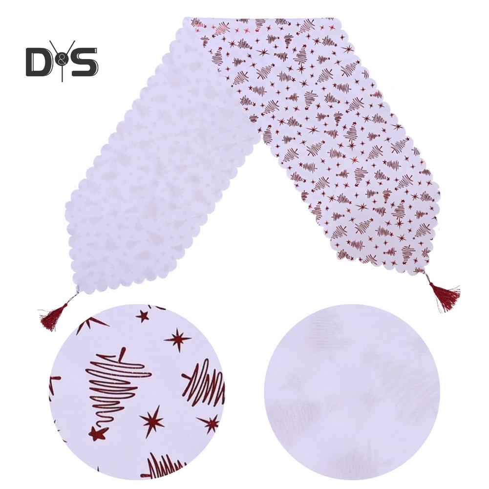 KPOP STAR Xmas Tree Star Рождественская скатерть обеденный стол бегун вечерние праздничный декор