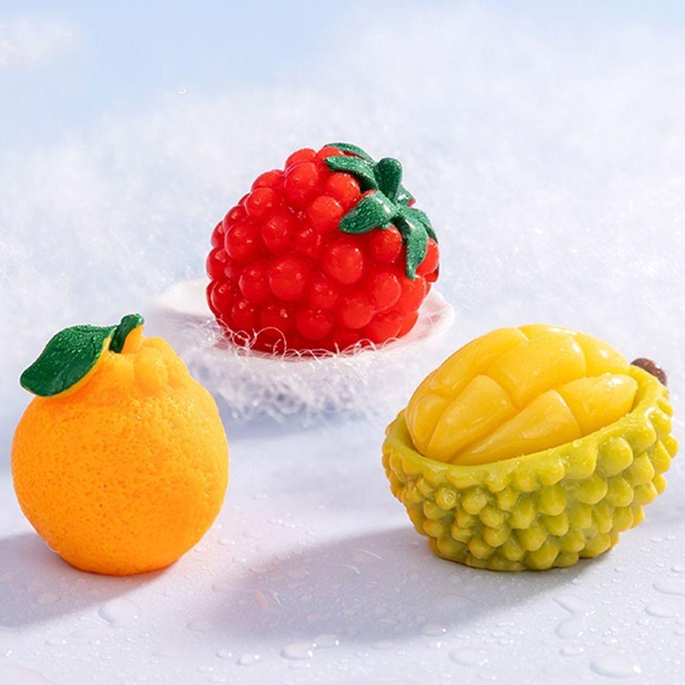 Cute Simulation Fruit Figurines 3D Mini Fruit Figurines Miniatures Handicrafts DIY Decorations Fake Fruits Window Display