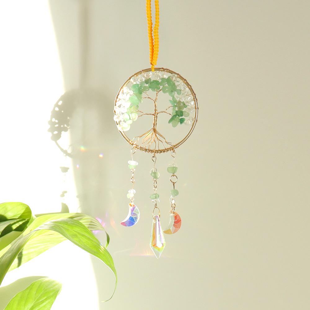 Tree of Life Crystal Sun Catcher Ornament Pendant