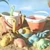 1/11 PCS Beach Sand Play Water Set Folding Bucket Summer Toys for Children Kids Outdoor Game Sandbox Accessories Random Color
