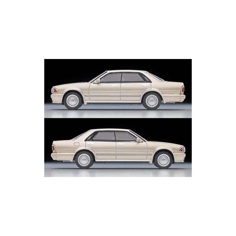 TOMYTEC Tomica Limited Vintage Neo 1/64 LV-N368b Nissan Cedric HT V20 Twin Cam Turbo Gran Turismo SV Желтовато-серебристый Модель 1989 года (Готовый продукт)