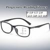 Trendy Progressive Multifocal Reading Glasses Anti-blue Light Hyperopia Eyewear for Men Women Retro Fashion Presbyopic Glasses