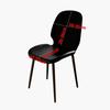 Oil Resistant PU Leather Chair Cover PU Leather Dining Chair Protector  Kitchen Chairs