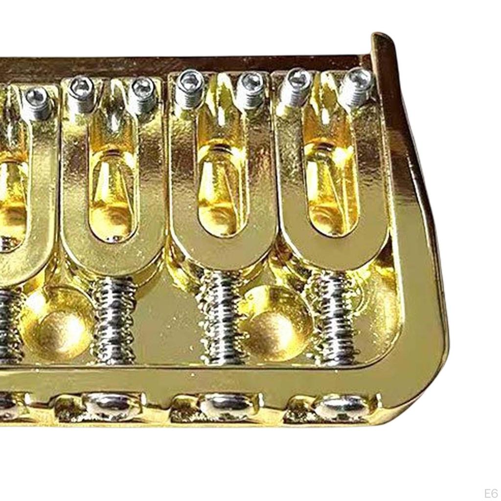 Alloy Guitar Fixed Hardtail Bridge,Guitar Tailpiece Replacement,Electric Bridge
