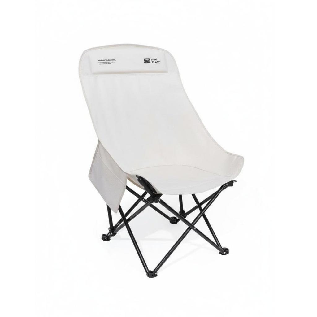 Highrear Moon Chair Foldable Highrear Foldable Chair Lightweight Long-Lasting Construction For Beachand Proceeders Rearpackers