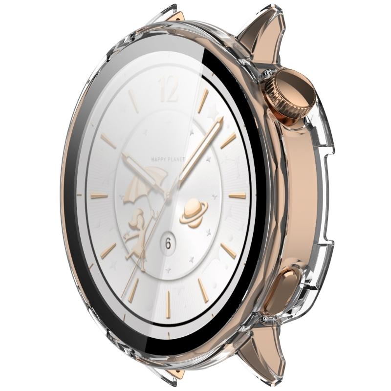 Upgrades PC Glass Mixed  Protective Cover with Full edges  Defense & Precise Button cutout Suitable for Watch X2 Mini