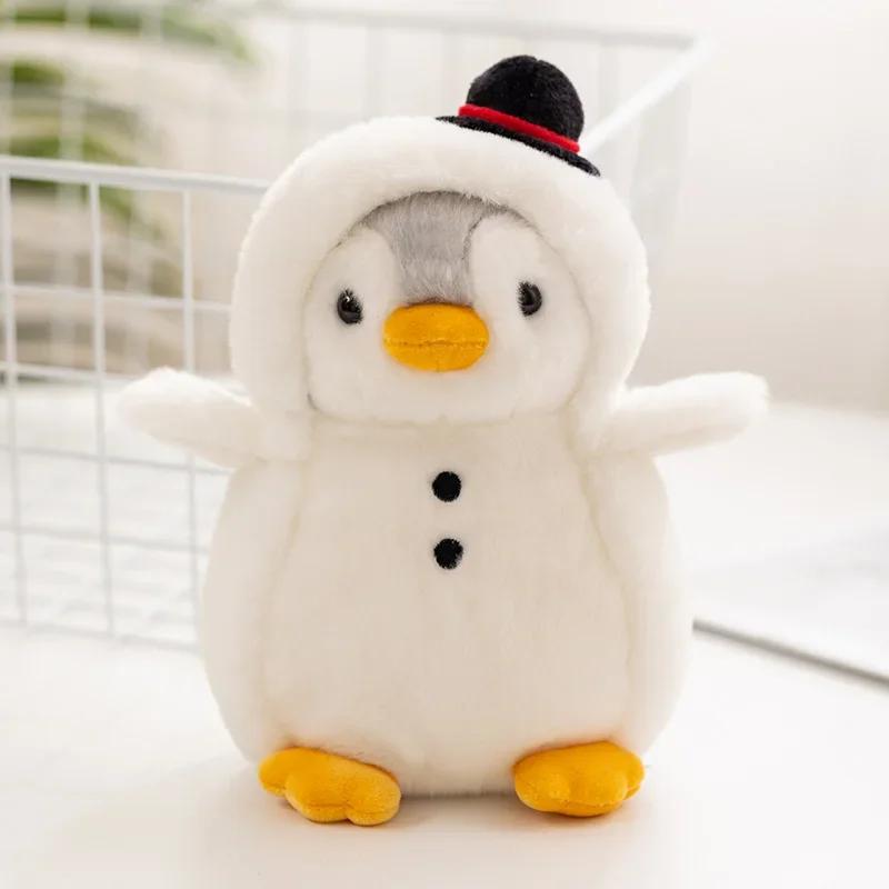 Costume Dress Penguin Plush Toy Birthday Present Soft Fabric Stuffed Animal Penguin Transforms Into Dinosaur