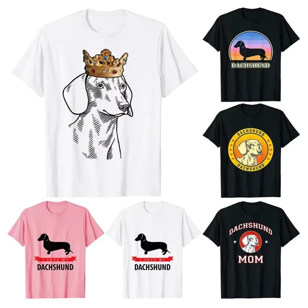 Футболка с таксой в стиле ретро, винтажная, крутая, Wiener Dog, мама, папа, Weenie Mama, забавный подарок для щенка, любителя домашних животных, владельца, женская, мужская футболка