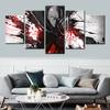 Poster One Punch Man, Wall Art Photos, Canvas, Hd Printed Modern Home Decorative Modular Frame, 5 PCS. , Anime Painting