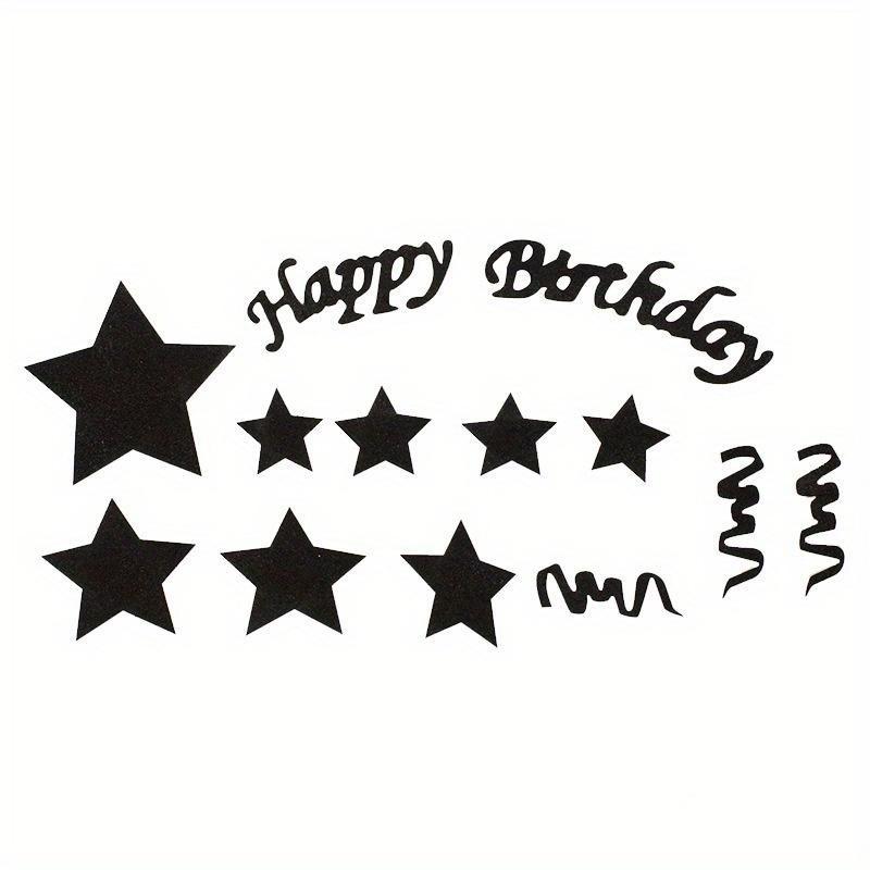 Happy Birthday Cake Topper for Cake Decoration Birthday Wedding Party Supplies Baking Accessories