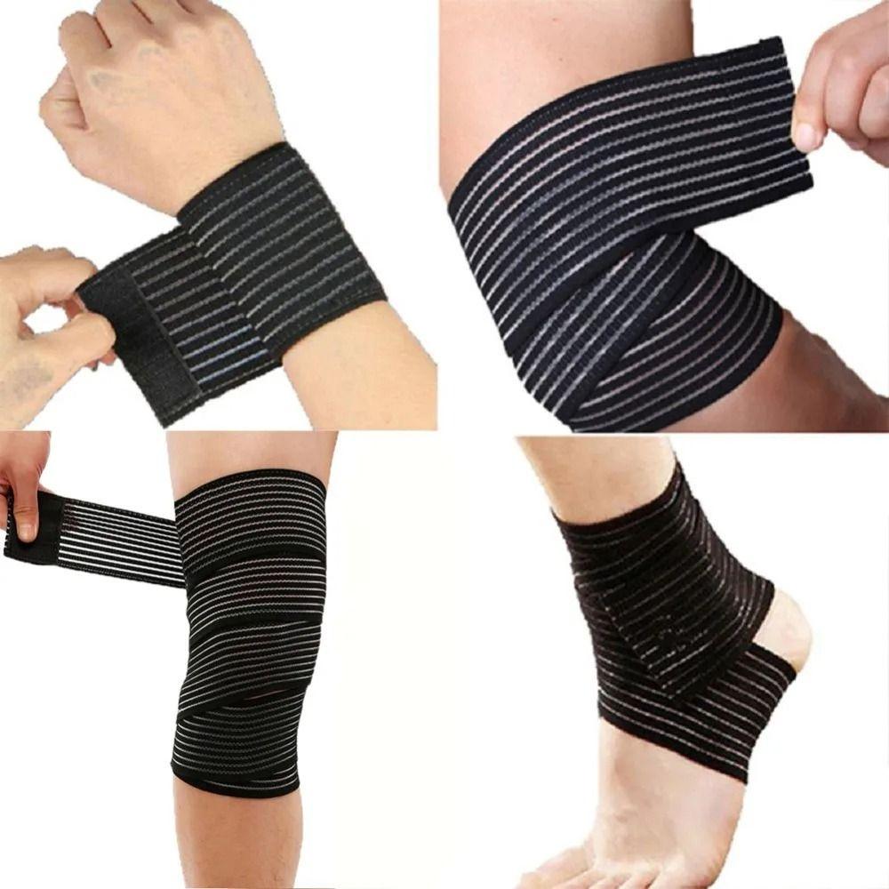 1Pcs High Elasticity Knee Brace Support Wrap Adjustable Bracer Wristband  for Outdoor Activity