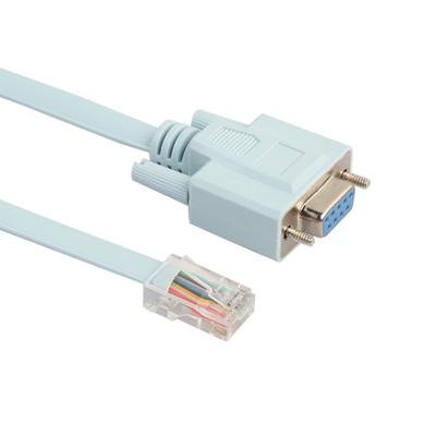 5 футов 9-контактный DB9 к RJ45 Cat5 последовательный RS232 Ethernet консольный кабель
