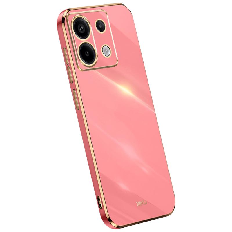 XINLI Для Xiaomi Redmi Note 13 Pro 5G/Poco X6 5G Задняя крышка Гальванизированный ТПУ Защита от царапин Чехол для телефона