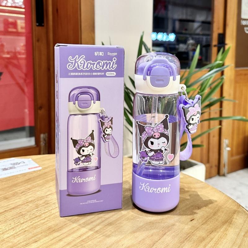 420 мл Оригинальная прозрачная кружка Sanrio Мультяшная Куроми Синнаморолл Мелоди Tritan Безопасный материал Бутылка для питья Воды Подарки для девочек