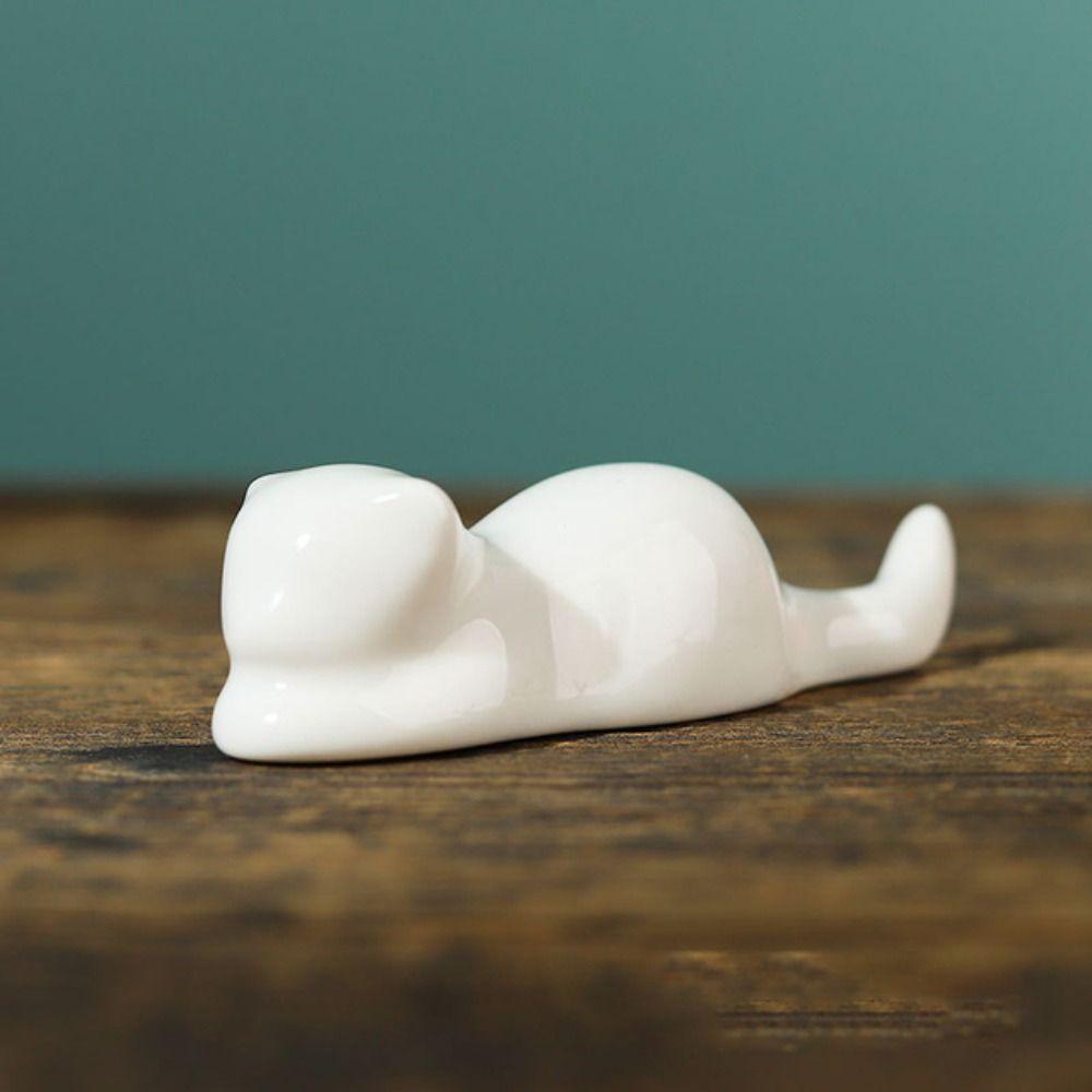 Multifunctional Mini Vegetables Animal Ceramic Desk Decoration Pen Rack Brush Pen Storage Rack Pen Pillow Rack Chopstick Holder