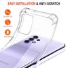 Thick Shockproof Silicone Clear Phone Case For Samsung Galaxy A52 5G A52s 5G A72 A32 4G A22 A12 A50 Protection Case Back Cover
