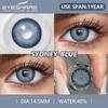 1pair New Color Contact Lenses for Eyes Fashion Natural Green Eye Lenses Blue Lenses Yearly Use Eye Lens Color Contacts