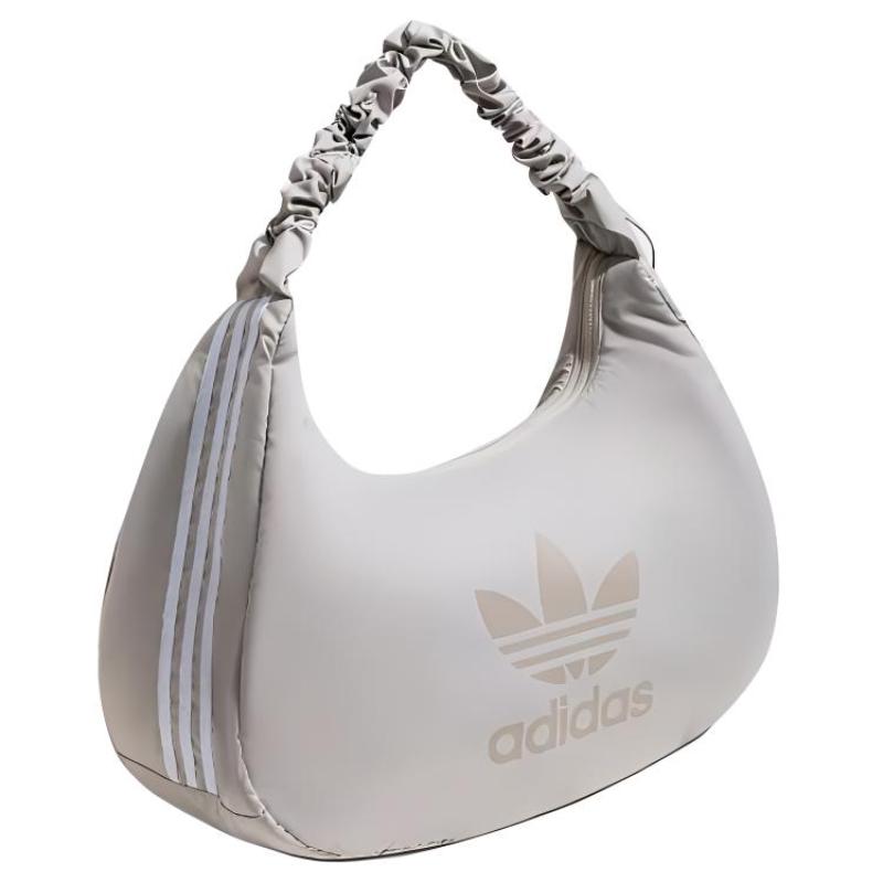 adidas Оригинальная сумка-облако из переработанного полиэстера, сумка на плечо, сумка через плечо, сумка-тоут обычного размера для женщин, светло-коричневая, Adidas JX1425