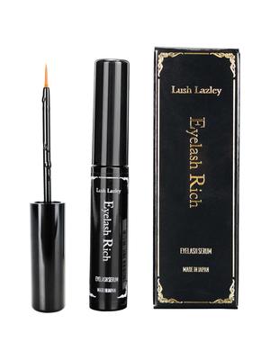 Сыворотка для ресниц Lush Lazley, 5 мл x 1 флакон, раствор для культивирования стволовых клеток человека, сделано в Японии, 3 шт., тонкий тип кисти, без добавок, накладные ресницы, ОК