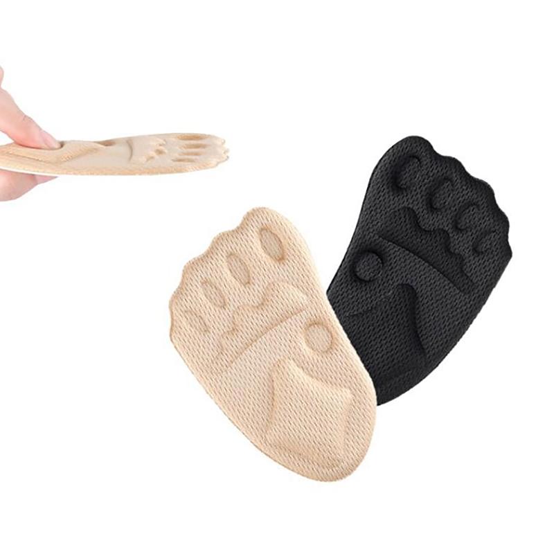 Женская подушечка для передней части стопы, вставка для обуви, полустельки, обезболивающая подушечка для пальцев ног
