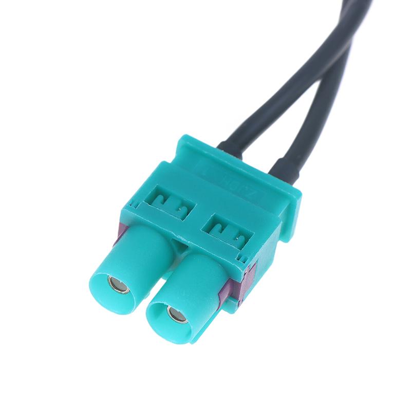 1/2 шт. Адаптер радиоантенны Fakra Rns Rcd 510 310 315 210 Подходит для автомобиля Разъем радиоантенны 2-в-1