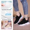 Shoes Women's Shoes Versatile Sneakers Large Size Mesh Shoes Flying Woven Breathable Single Shoes Comfortable Shallow Mouth Lace-up Heightening Shoes