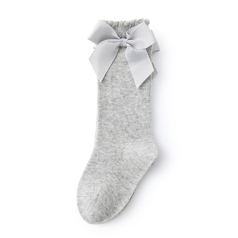 Baby Accessories New Girls' Socks Spring Summer Bow Princess Mother Kids Socks  Korean Children's Cotton Floor Socks