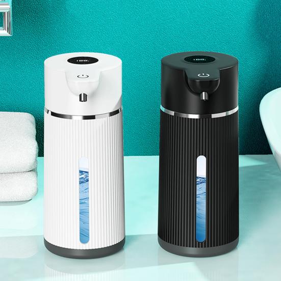 Автоматический сенсорный дозатор мыла 420 мл USB перезаряжаемый индуктивный генератор пузырьков 4-уровневый регулируемый объем пены электрический дозатор мыла