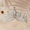 Новая барочная невеста сплав горный хрусталь корона свадьба свадебное платье производительность производительность аксессуары головной убор женщины