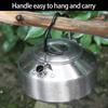 Нержавеющая сталь Чайники для походов на открытом воздухе Кастрюля Посуда Кемпинговые чайники Чайник со свистком для плиты Чайник для кемпинга Чайник для кофе