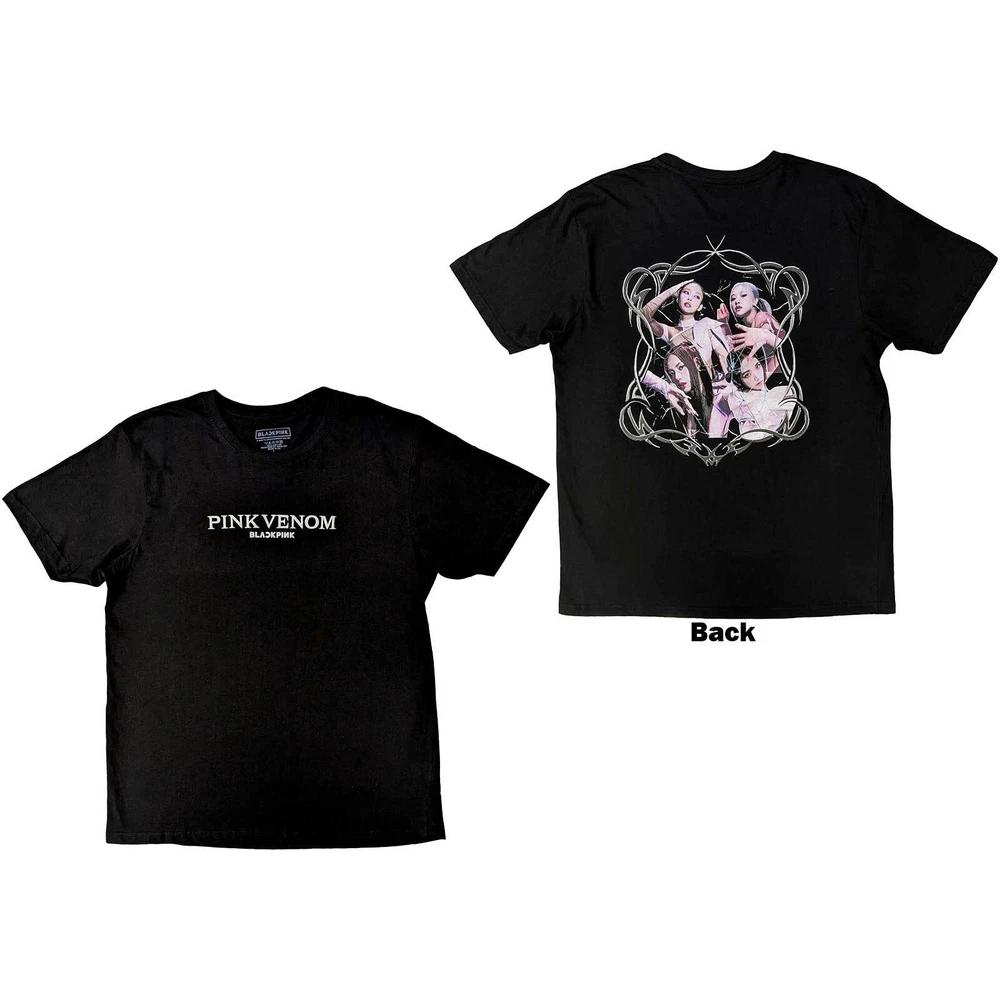 Blackpink Unisex TShirt Pink Venom (Back Print)