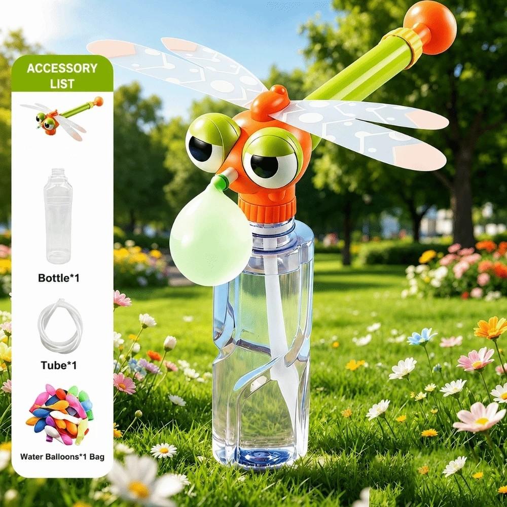 Quick Fill Water Blaster Toy Dragonfly Design Water Spraying Toy Balloon Water Blaster Outdoor
