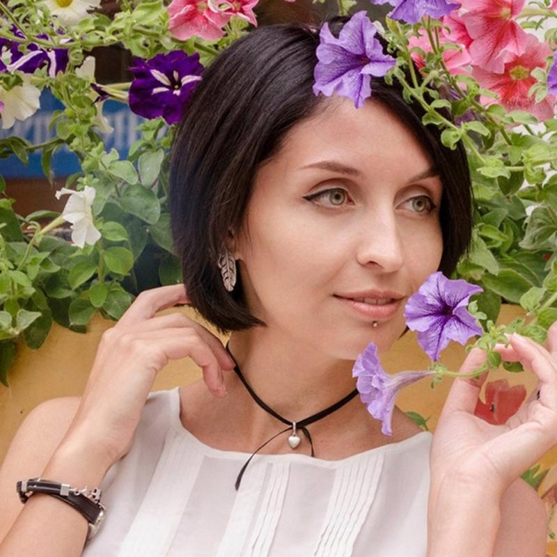 Готическое Черное Длинное Ожерелье Бархатная-Веревка Сердце Звезда Солнце-Луна Подвеска Чокер Ключица Цепочка Y2k Украшения Женские Девушка Подросток