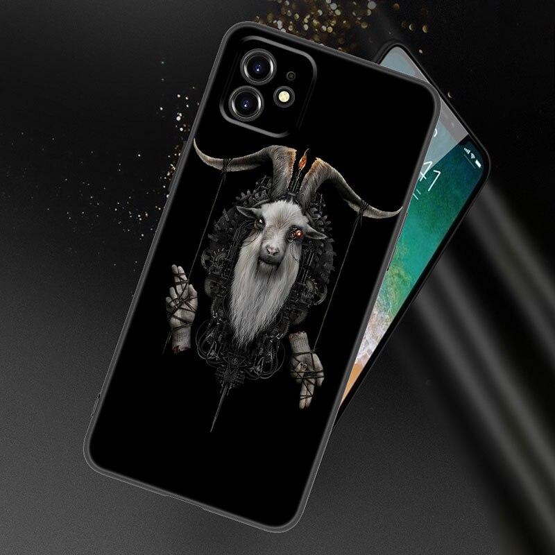 Чехол для телефона Devil Satan Art для Apple iPhone 13 12 Mini 11 Pro XS Max XR X 8 7 6S 6 Plus SE 2022 2020 5S 5 Мягкий черный чехол из ТПУ