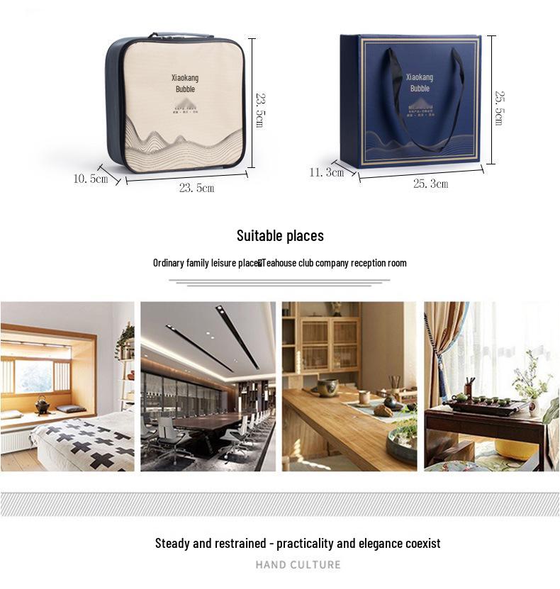 Портативный керамический дорожный чайный набор с автоматическим заварником для чая Кунг-фу - Бизнес-подарок