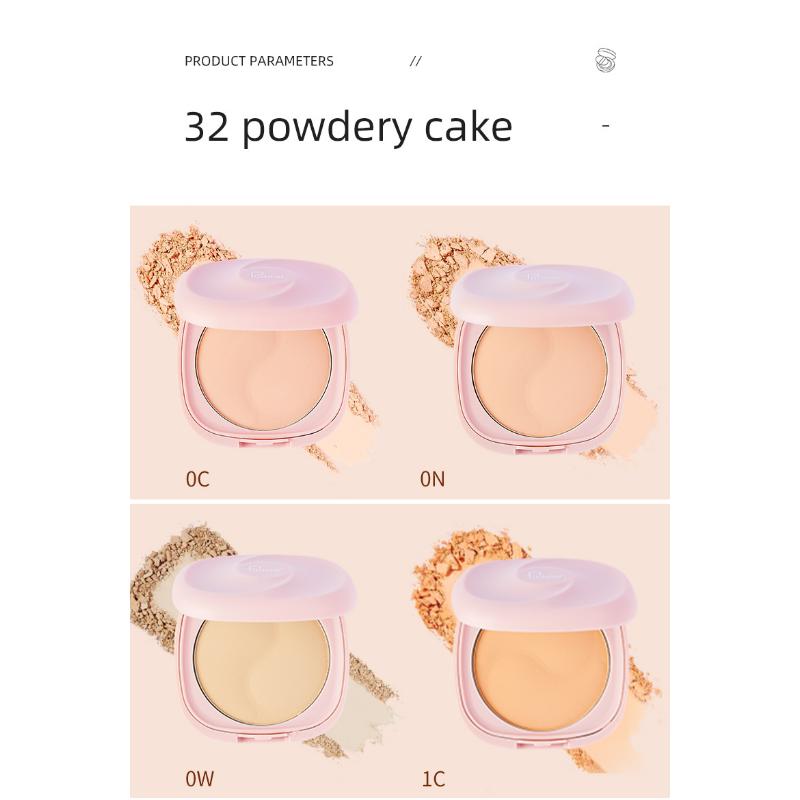 Pudaier Пудра-фиксатор Пудра Тональная пудра Рассыпчатая пудра Водостойкая фиксирующая пудра-консилер Крем-пудра для контроля жирности