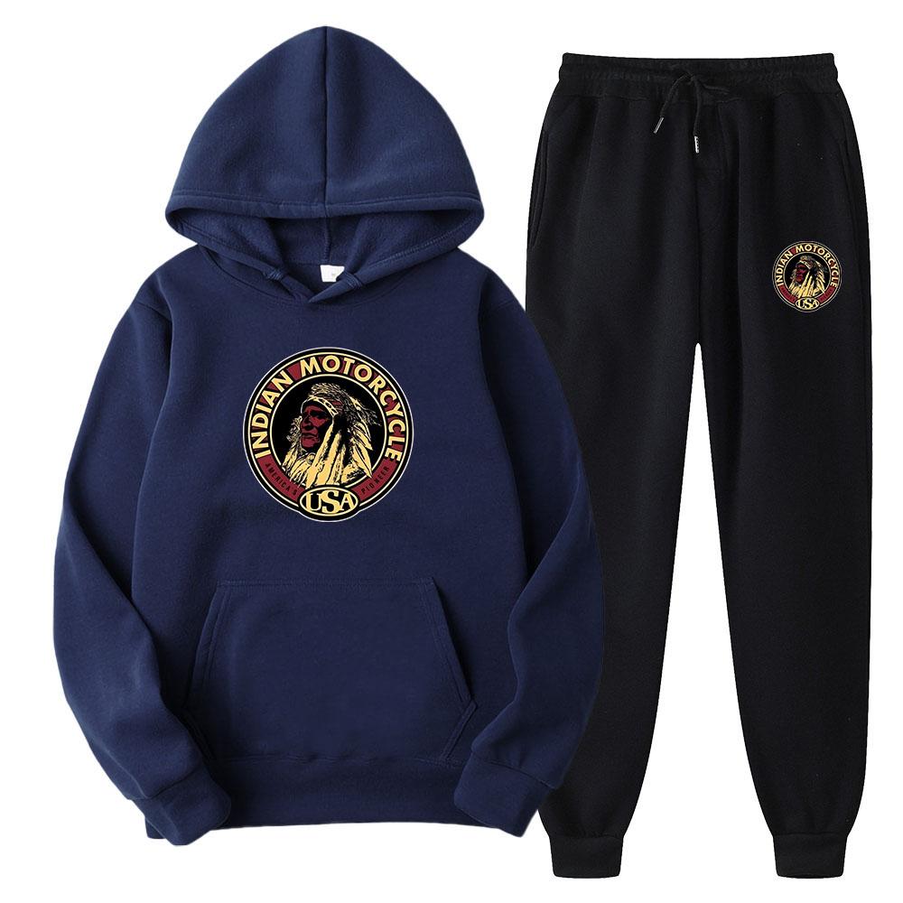 Spring And Autumn Men's Casual Sport 250g\m² Tracksuits Hoodies And Pants Clothing Oversized Sweatshirts Suits Hooded Coats