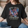 God 250 Years TShirts for Unisex Unisex 250th Anniversary USA Novelty Pure Cotton Tee Shirt Short Sleeve T Shirt Printed Clothes