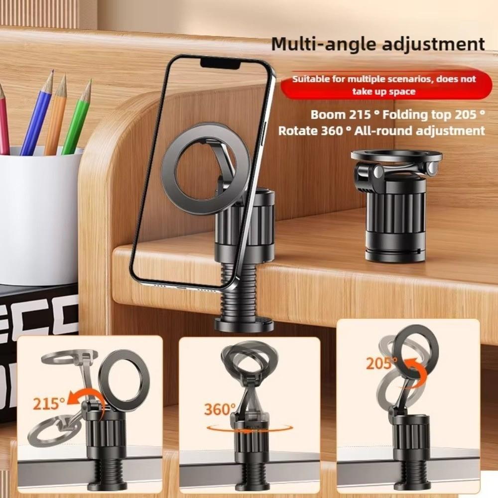 Metal Magnetic Phone Holder 360° Rotating Travel Phone Holder Phone Holder Phone Stand Airplane
