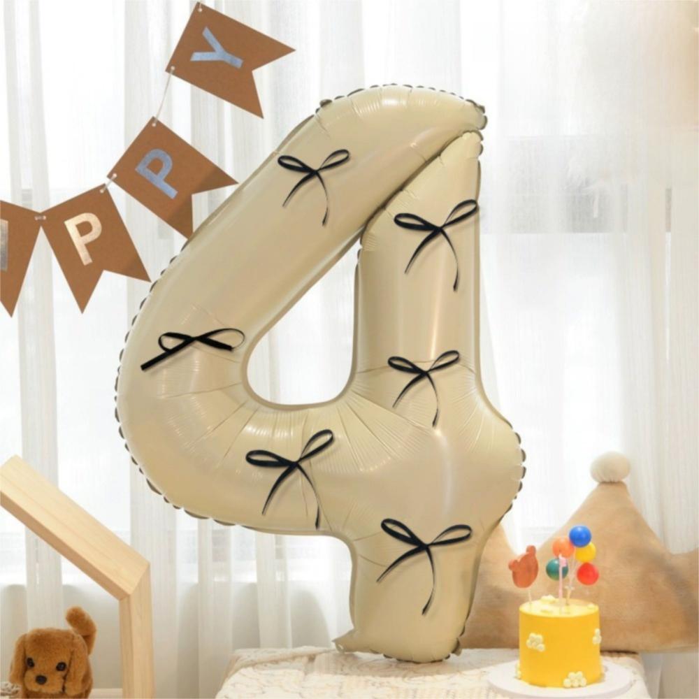 Воздушные шары из алюминиевой фольги 0-9 лет 32 дюйма Свадебные украшения Цифровые шары Вечеринка по случаю дня рождения