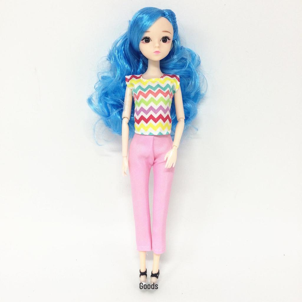 Набор модных кукол: 6 аксессуаров, 2 наряда, юбка, брюки, шорты