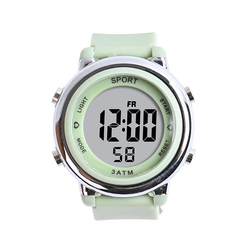 Женские светящиеся цифровые часы-хронограф - Легкие, модные, с отображением даты и дня недели