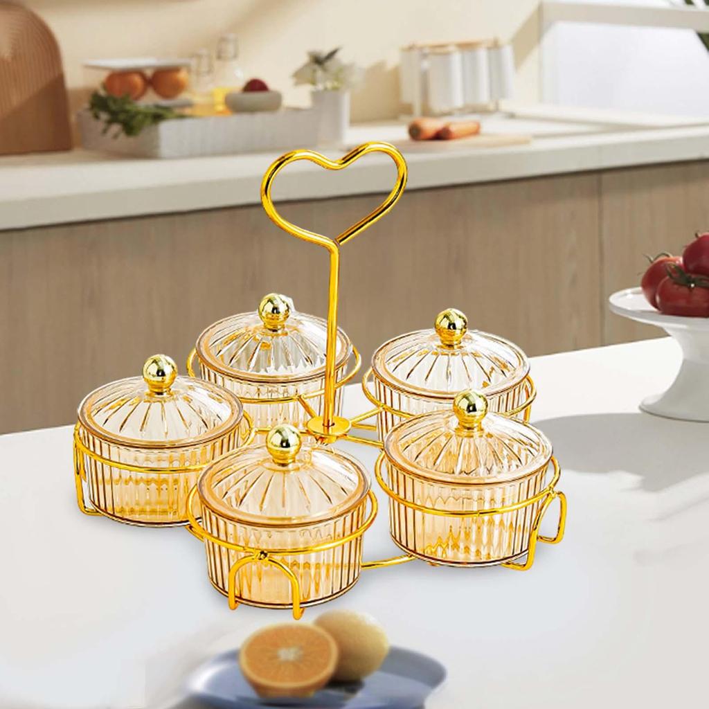 Поднос для сухофруктов, сервировочные миски и ручка, поднос для приправ, разделительная тарелка для десерта для печенья, вечерние орехи, кухонная закуска