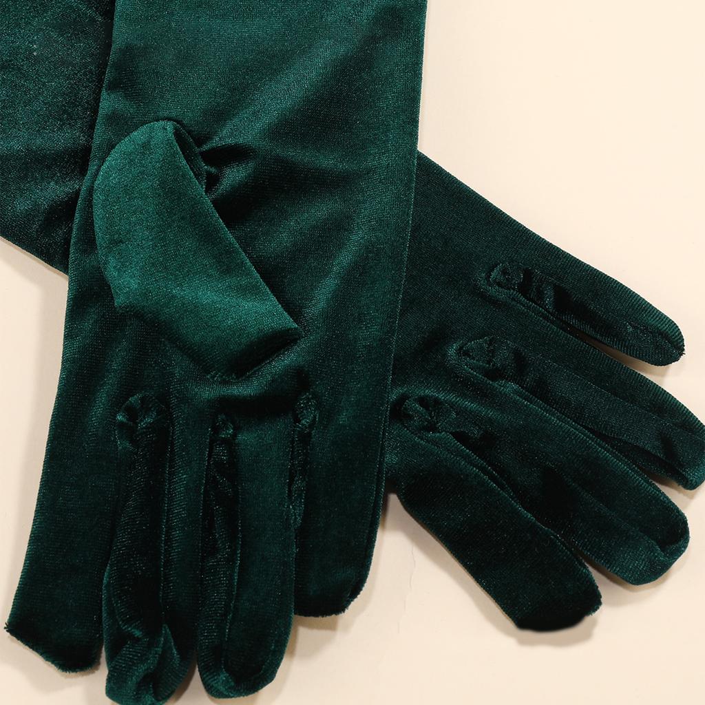 Бархатные длинные перчатки Длинные бархатные перчатки для женщин Оперные перчатки Вечерние перчатки для женщин Формальные перчатки для выпускного вечера Перчатки на локтях