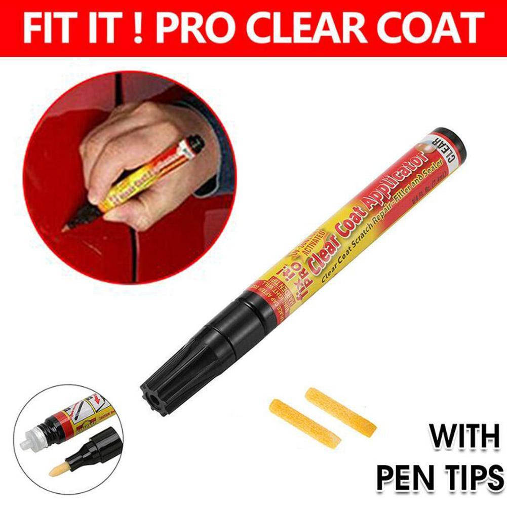 2Pcs Car Scratch Repair Remover Pen Body Door Paint Pen Scratch Repair Clear Coat Car Wash Styling Repair Pen