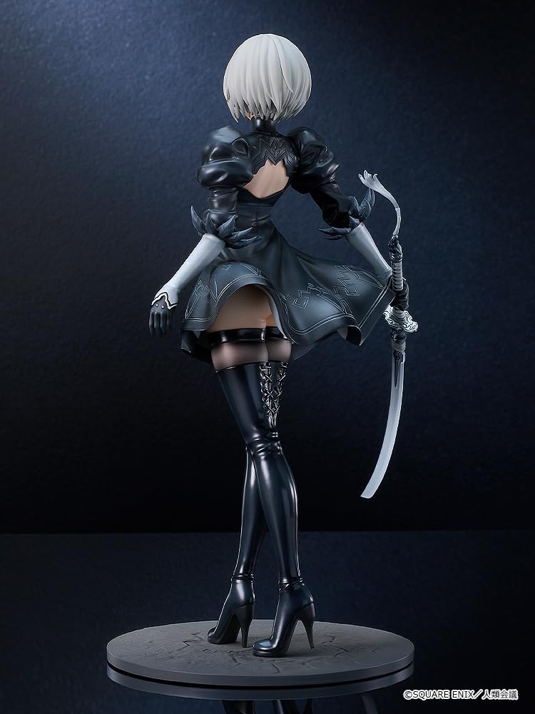 NieR Automata Ver1.1a 2B [Тип B № 2 YoRHa] Пластиковая раскрашенная готовая фигурка в масштабе 17