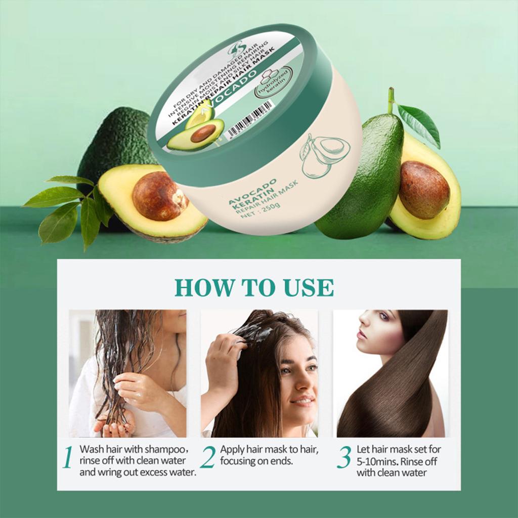 250g Keratin Soft And Smooth Hair Mask Hair Conditioner
