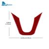 Real Carbon Fiber Car Steering Wheel Cover Trim Sticker For Mercedes Benz Smart 453 Fortwo/Forfour 2016 2017 2018 2019 2020-2025